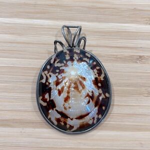 Vintage Coastal Shell Pendant